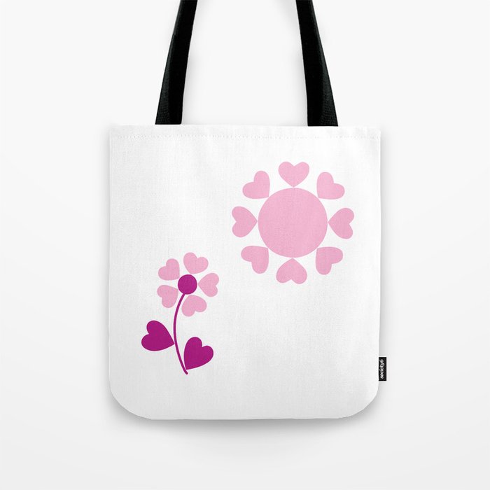 Love (pink and purple) Tote Bag