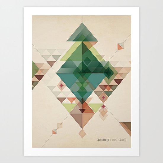 Abstract illustration Art Print
