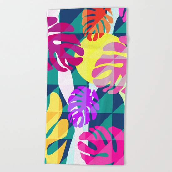 Tropical view II Beach Towel
