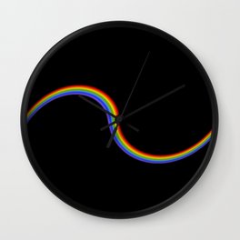 Variation on the Rainbow 5 Wall Clock