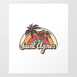 Saint Agnes beach trip Art Print