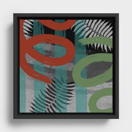Colorful Shapes 1 Framed Canvas