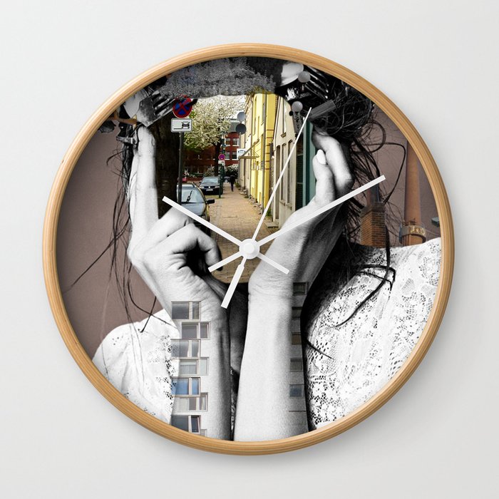 Crazy Woman - Lara Lisa Bella Wall Clock