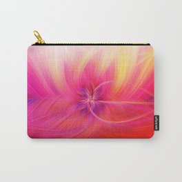 Sunset Swirling Light Fibers Carry-All Pouch