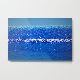 Ocean Blue Metal Print | Digital, Photo, Nature, Graphic Design 