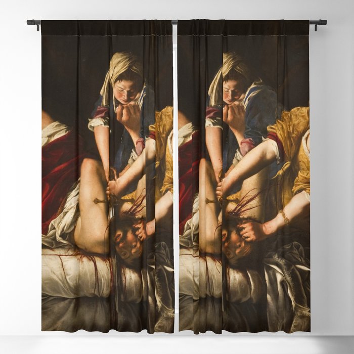 Judith Slaying Holofernes by Artemisia Gentileschi Blackout Curtain