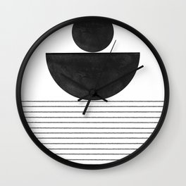 Minimalist Geometric Balance Wall Clock