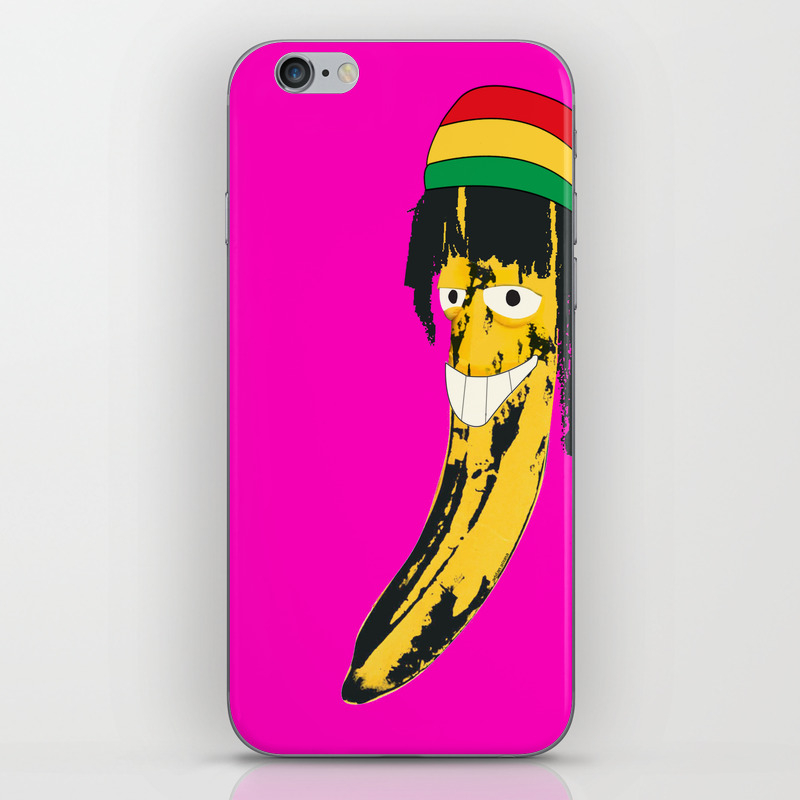Rasta Banana Andy Warhol Inspired Stencil Iphone Skin By Adr7an Society6