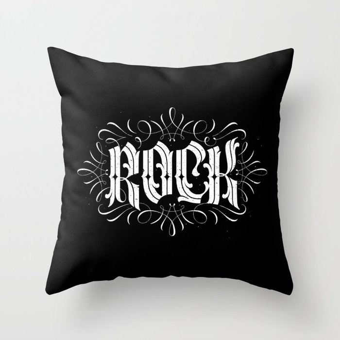 Rock Throw Pillow