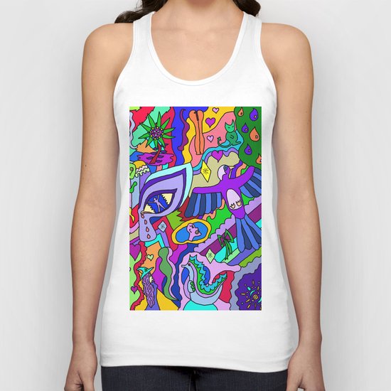 Abstract 17 Unisex Tank Top