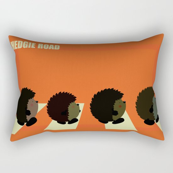 Hedgie road Rectangular Pillow