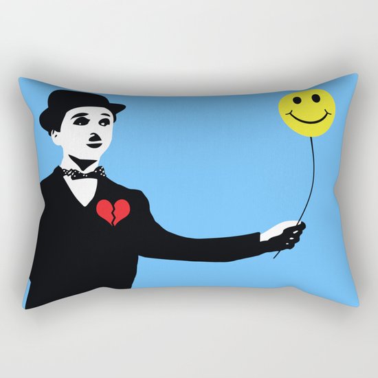 Silent Prodigy - Charlie Chaplin Rectangular Pillow