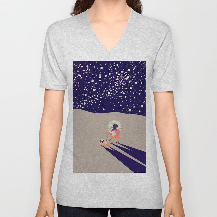 Moonwalker V Neck T Shirt
