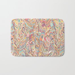 Boho Feathers #3 Bath Mat