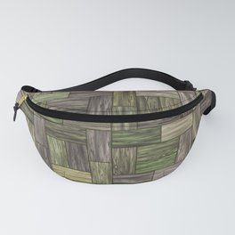 Parquet Wood Paneling - Pattern 8 Fanny Pack | Digital, Parquet, Wood, Panelling, Floor, Rectangles, Graphicdesign, Block, Rectangle, Paneling 