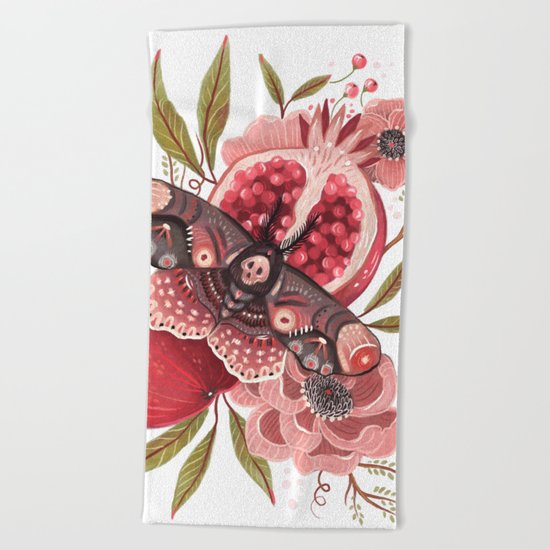 Moth Wings II Beach Towel