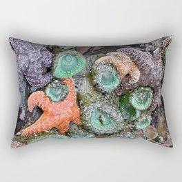 Sea star rainbow Rectangular Pillow