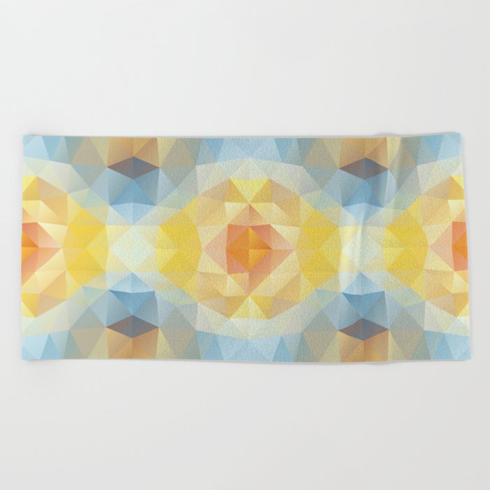 Kaleidoscopic Design In Soft Colors Beach Towel By Nessikk Society6 Kaleidoscopic Design In Soft Colors Beach Towel