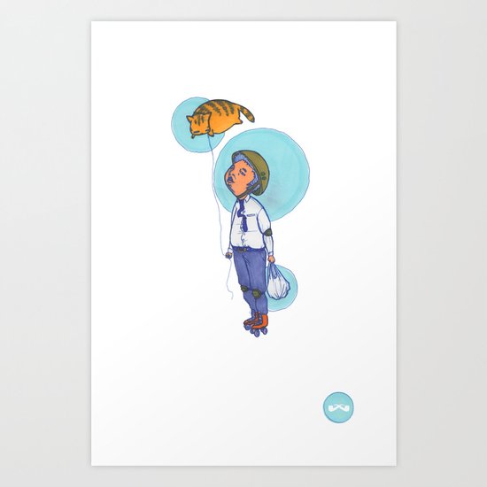 Topaz Dreaming. Art Print
