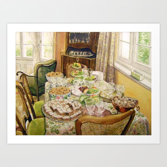 There Was a Party Art Print
