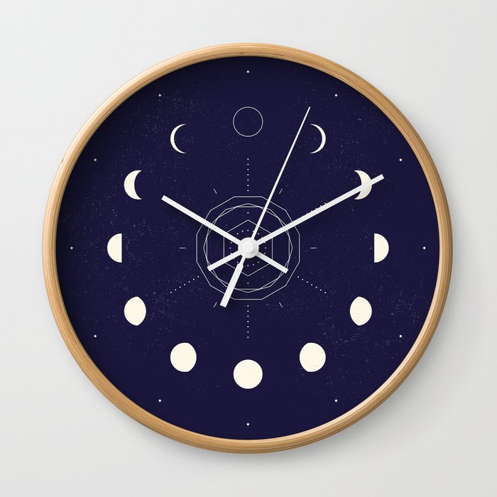 Moon Phases Wall Clock