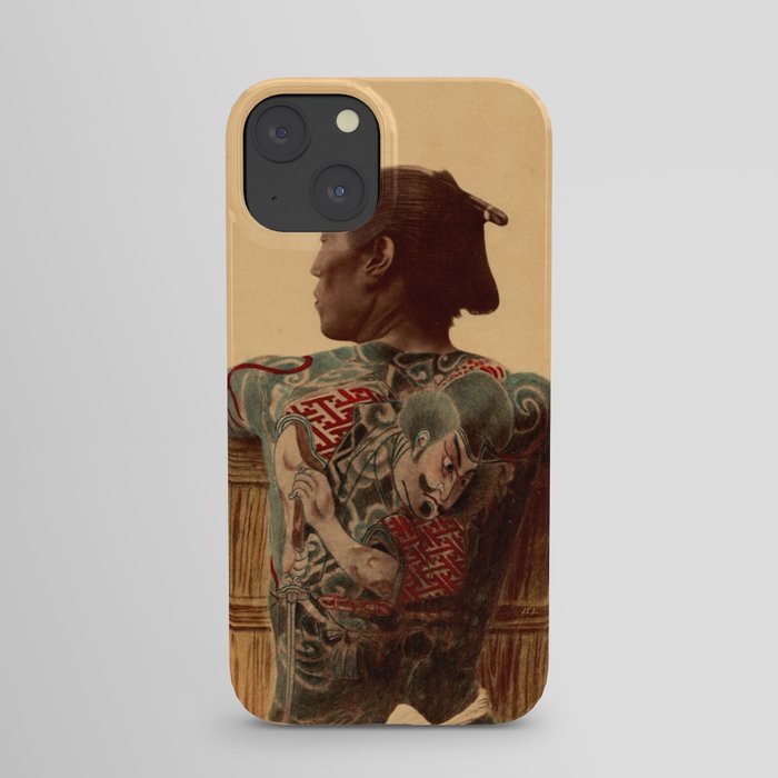 Tattooed Samurai iPhone Case