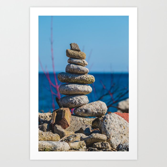 Stone Stack Photograph Art Print