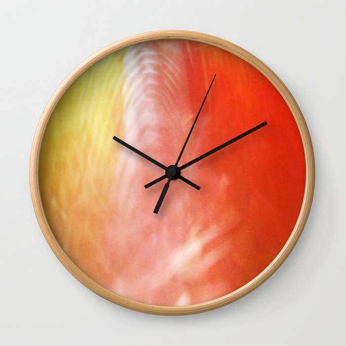 reflection of chihuly Wall Clock