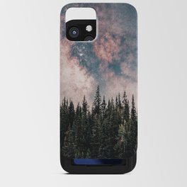 Milky Way Stars Forest iPhone Card Case