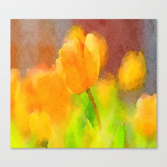 Golden Canvas Print