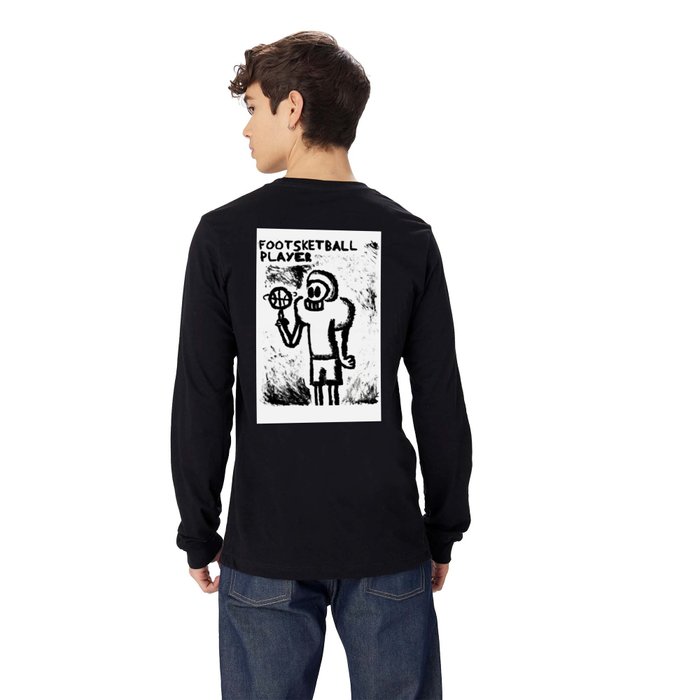 Footsketball Player Long Sleeve T Shirt by Ben Carlsen | Society6 | T-Shirts
