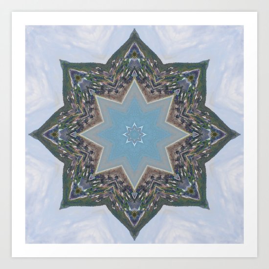 Kaleidoscope Star Art Print