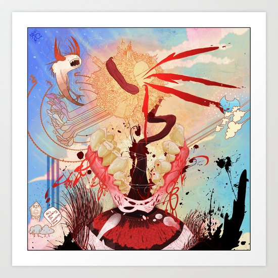The Appetite of Big Bust Art Print