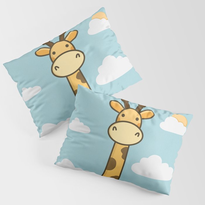 Kawaii Cute Giraffe Pillow Sham