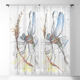 dragon-fly Sheer Curtain