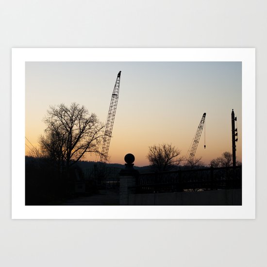 Cranes Art Print