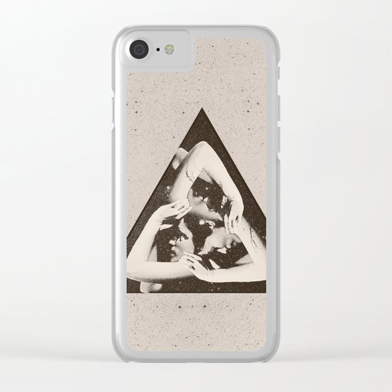 TRIANGLE Clear iPhone Case