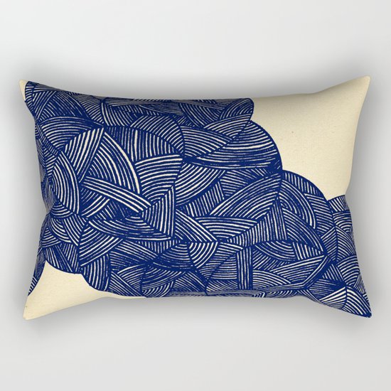 - molecules - Rectangular Pillow