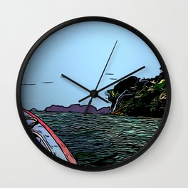 Boat Life Phi Phi Island  Wall Clock