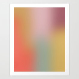 Blurry Colors v2 Art Print