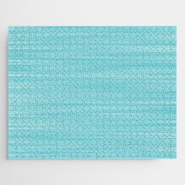 Colored Pencil Abstract Sky Blue Jigsaw Puzzle