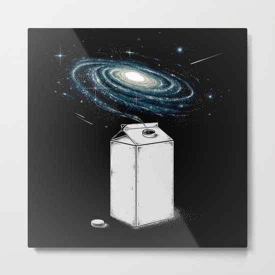 Milky Galaxy Metal Print