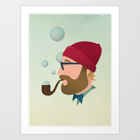 Soap bubble Hipster Art Print