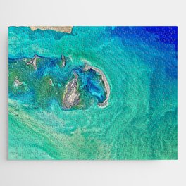 The Turquoise Blue Sea Jigsaw Puzzle