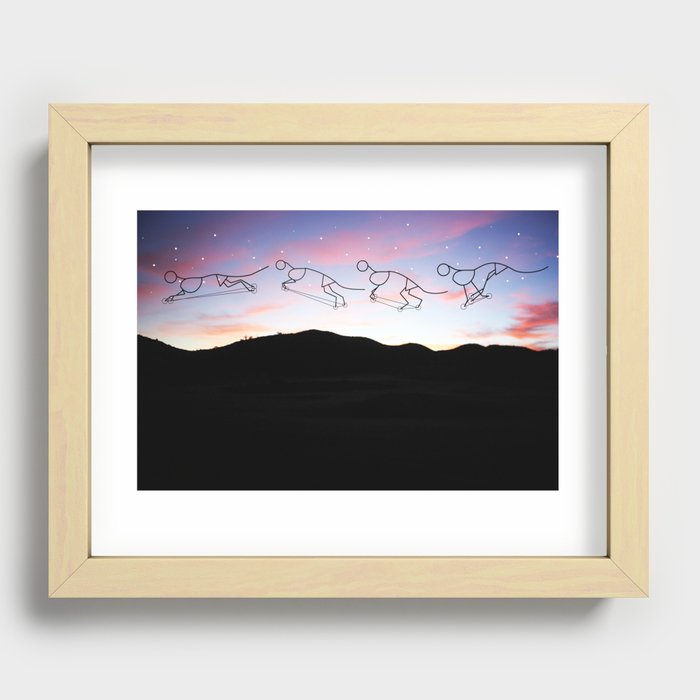 Cycle Recessed Framed Print