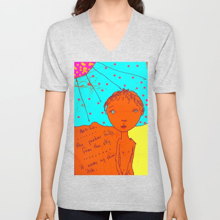 Itch in Colour V Neck T Shirt