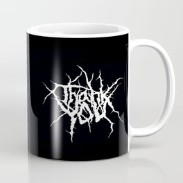 Metal Thank You Coffee Mug