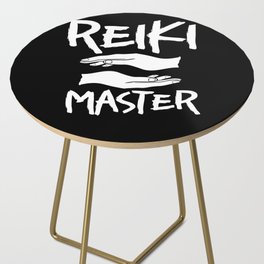 Reiki Healer Energy Healing Music Master Stone Side Table