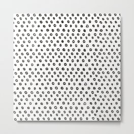 Dots Metal Print | White, Simple, Minimalart, Circle, Minimalistic, Digital, Minimal, Minimaldots, Simplepattern, Minimalisticpattern 