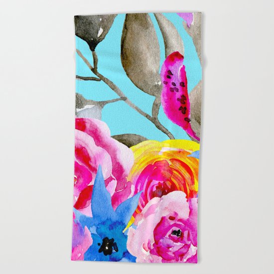 spring flowers i Beach Towel